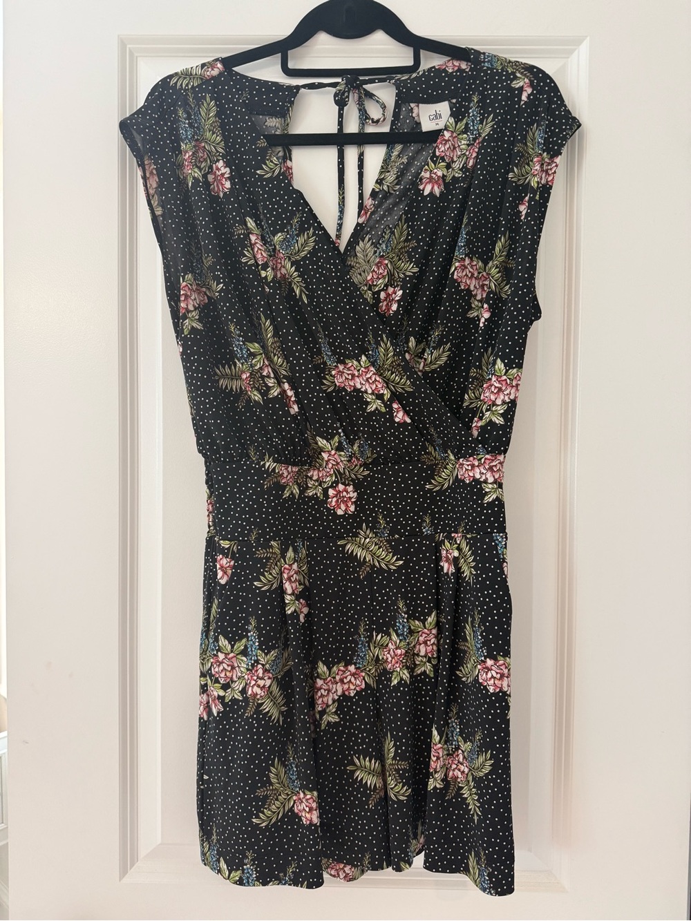 Cabi Runaround Floral Print Romper M